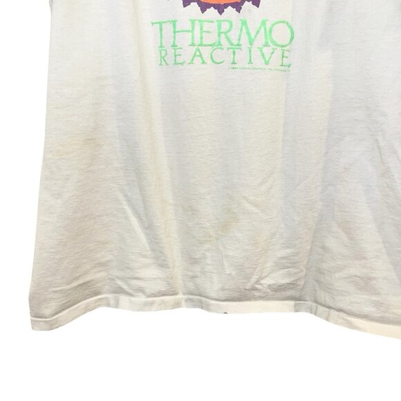 Vintage 90s 1991 Chameleon Thermoreactive‎ Southwestern Print Single Stitch Tee - Picture 3 of 6